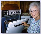 Nana at oven